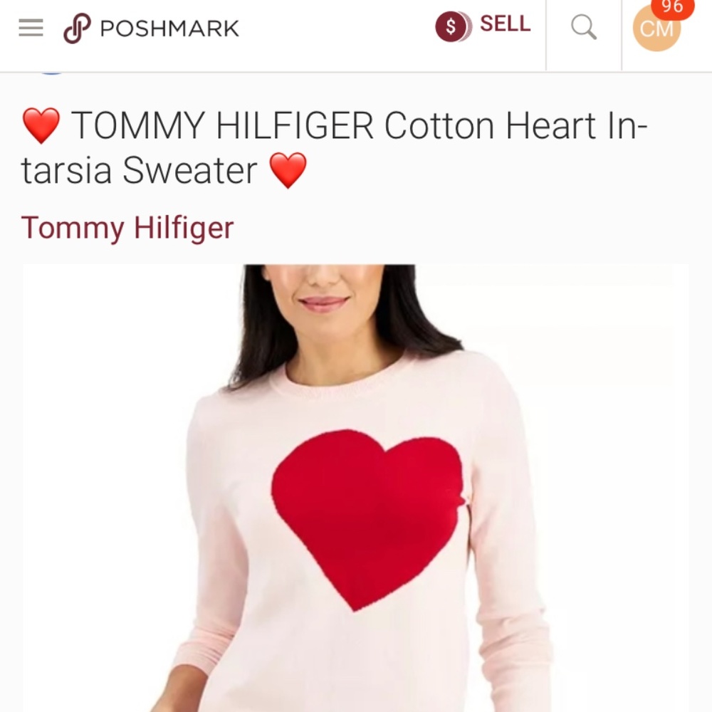 Tommy Hilfiger Heart Sweater